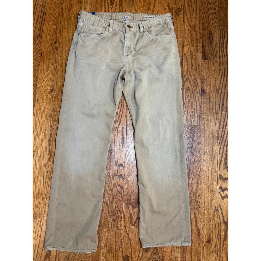 Citizens of Humanity Sid Straight Leg Khaki Tan‎ Chino Pants Mens Made in USA